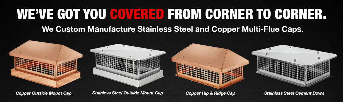 Custom Multi-Flue Chimney Caps